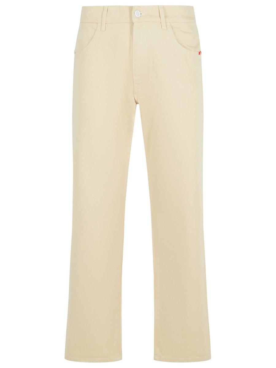 Amish 'James' Light Beige Cotton Jeans