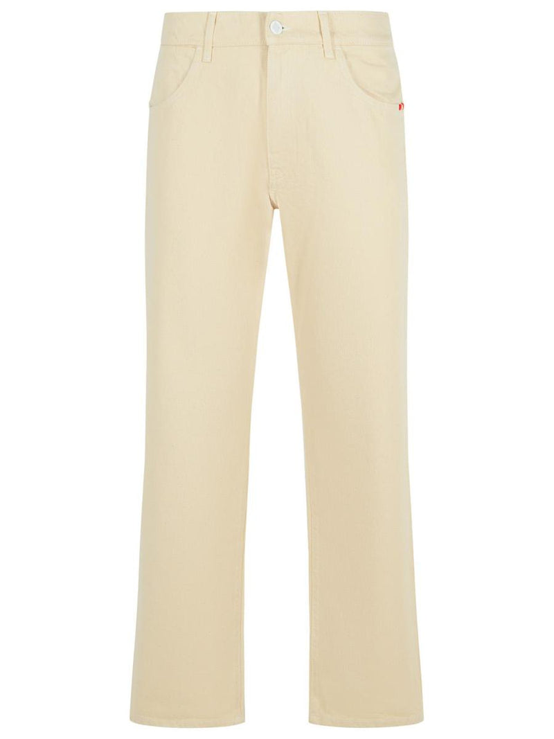 Amish 'James' Light Beige Cotton Jeans