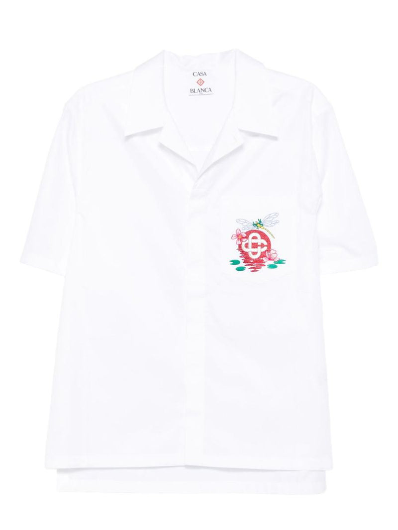 Casablanca Logo Short-Sleeved Shirt