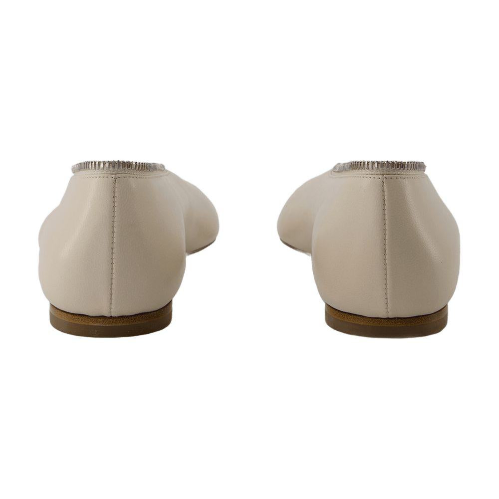 Burberry Sadler Zip Ballerinas