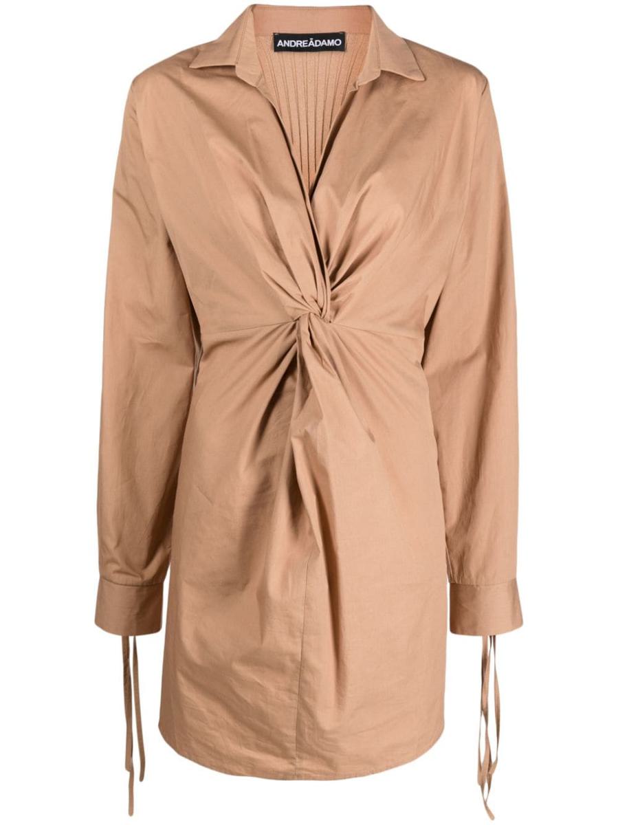 Andreādamo Cotton Mini Dress Clothing