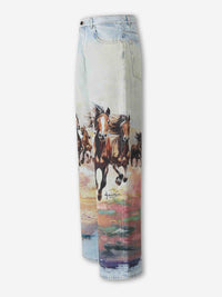 Amiri Horse Wide Leg Jeans