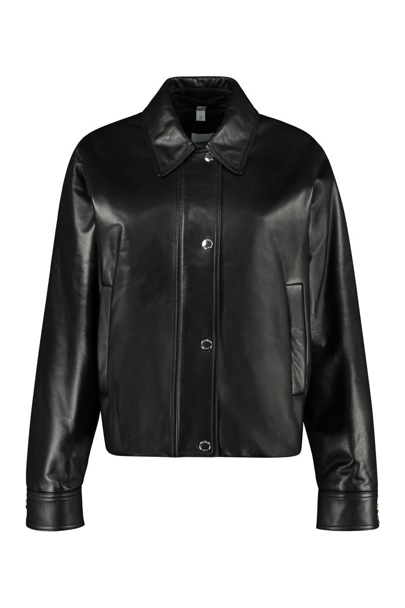 Burberry Lambskin Bomber Jacket