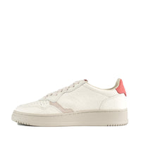 Autry Medalist Low Leather Sneakers Color Rose And Sand