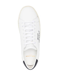 Saint Laurent Court Sl/06 Leather Sneakers