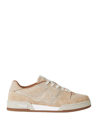 Fendi Match Low Top Sneakers In Jacquard Ff Shoes