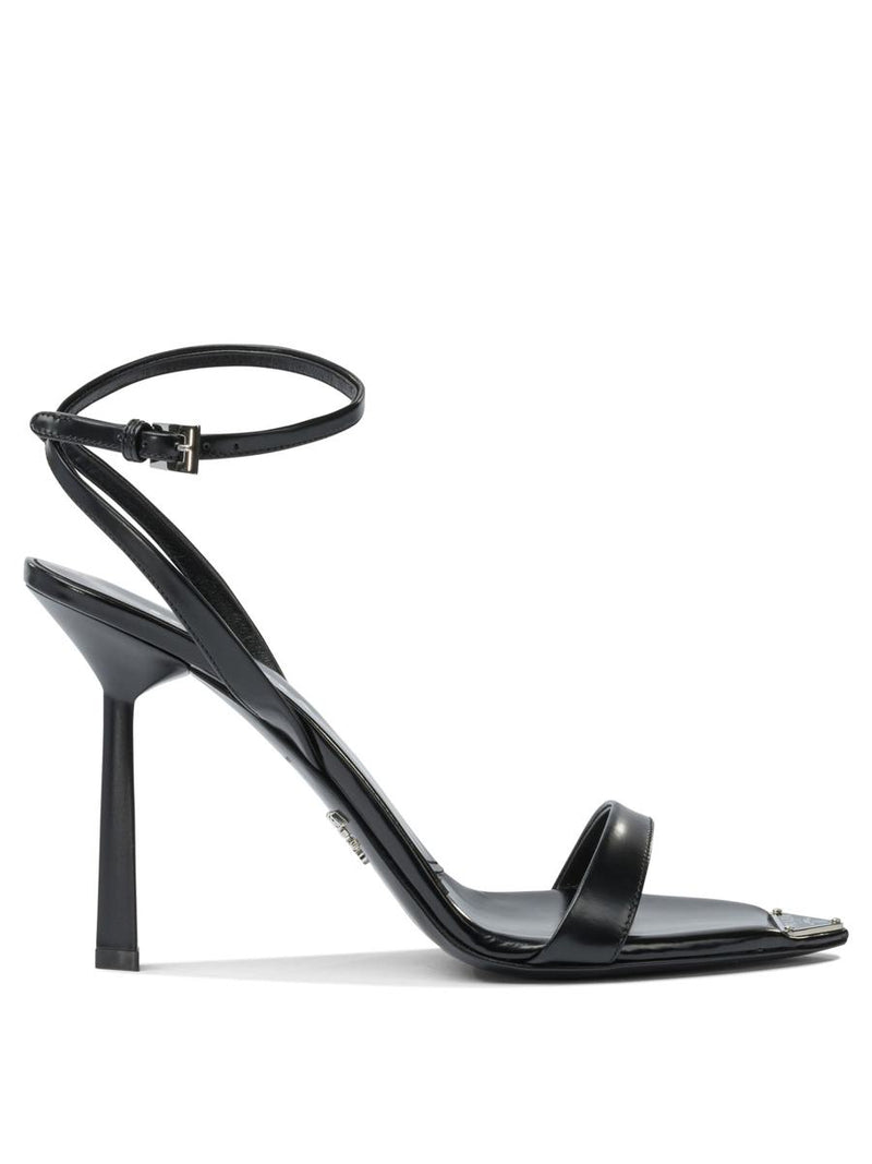 Prada Brushed Leather Sandals