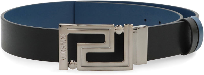Versace Greek Reversible Leather Belt