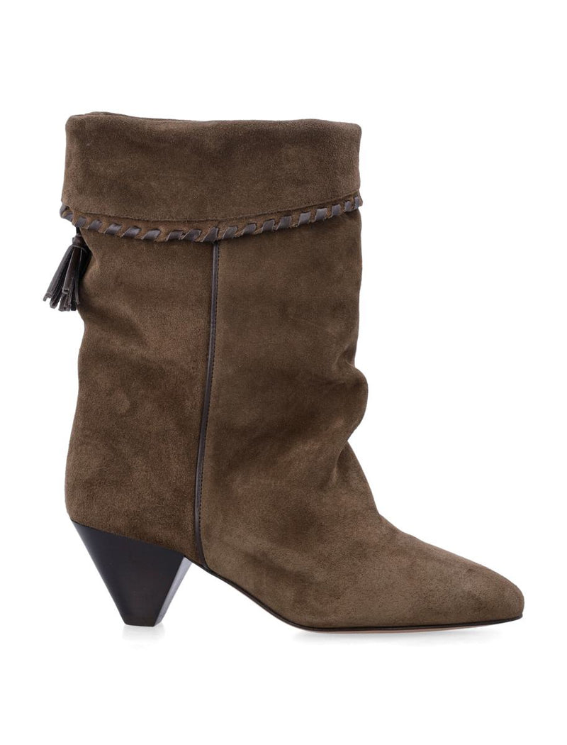 Isabel Marant Dalby Draped Suede Boots