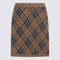 Burberry Beige Wool Skirt