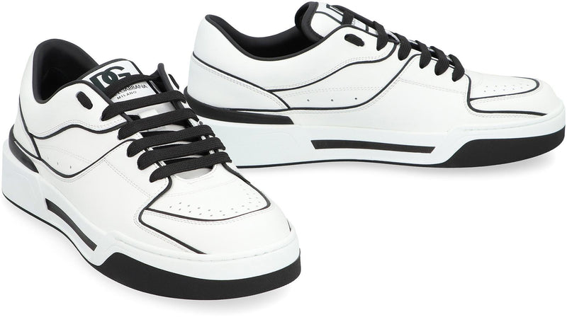 Dolce & Gabbana New Roma Leather Low-Top Sneakers