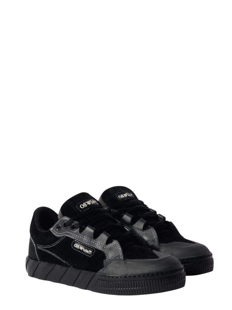 Off-White Black 779 Vulcanized Leather Sneakers