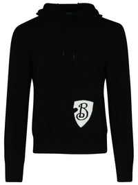 Burberry Black Wool Blend Sweatshirt