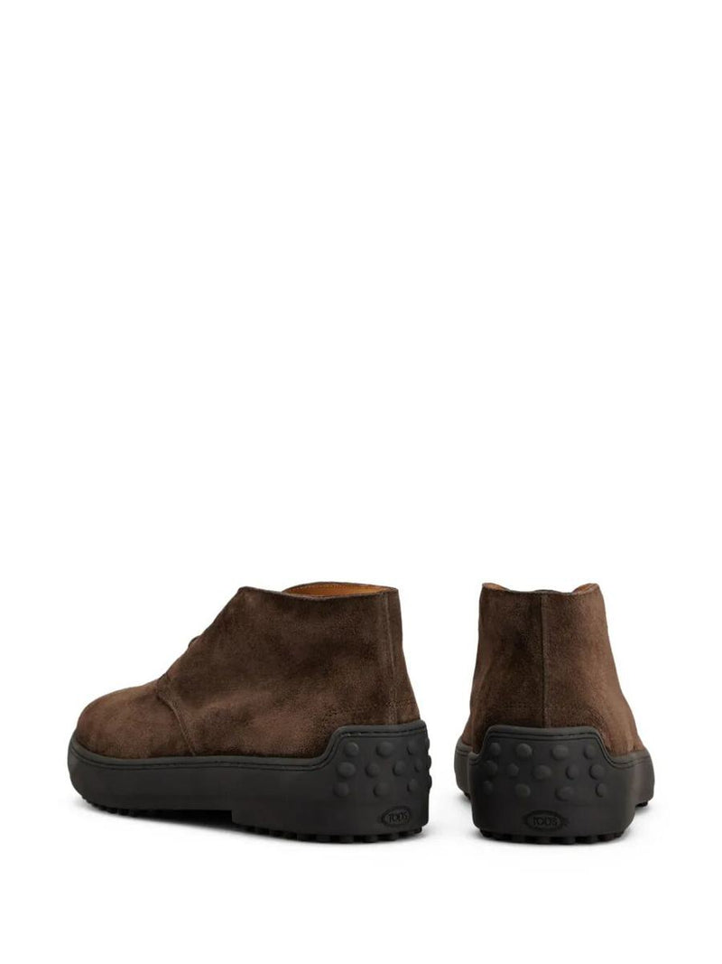 Tod'S Suede Gommino Desert Boots Shoes