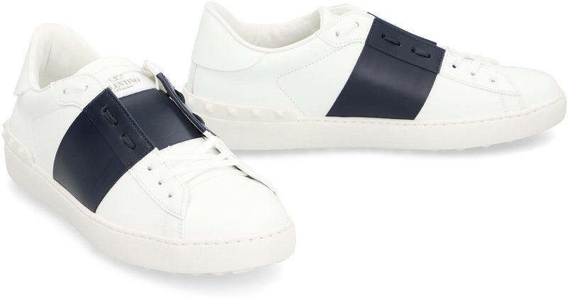 Valentino Garavani Open Leather Low-Top Sneakers