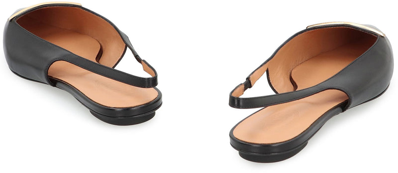 Tod'S Pointy-Toe Slingback Ballet Flats