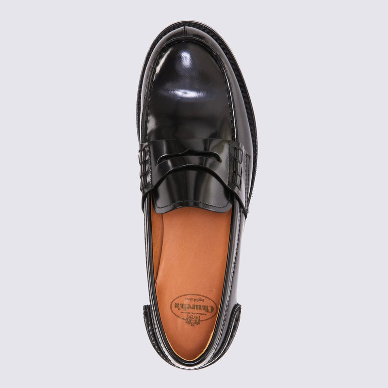 Church'S Black Leather Pembrey W5 Loafers