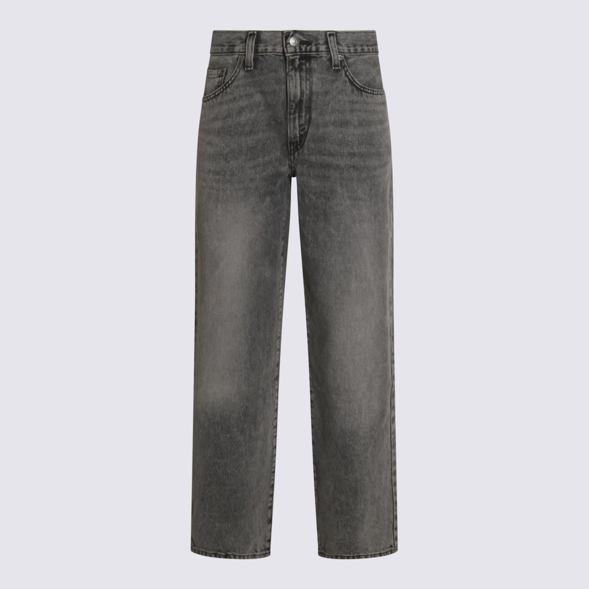 Levi'S Grey Cotton Denim Jeans