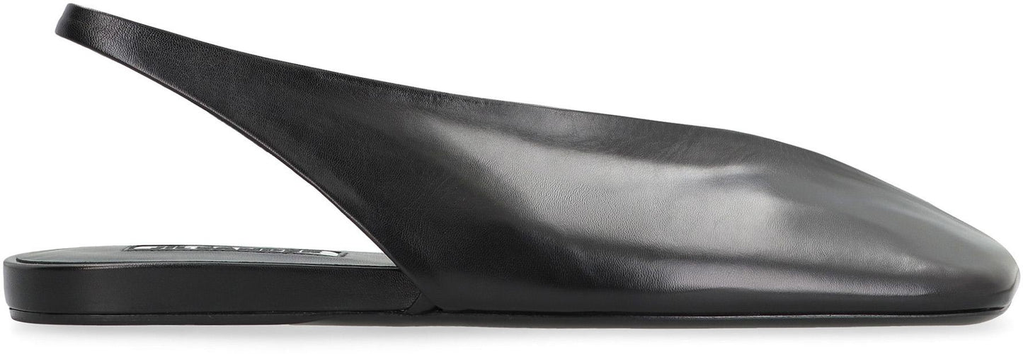 Jil Sander Leather Ballet Flats
