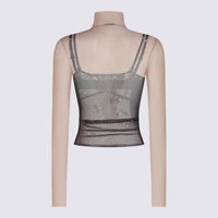 Balenciaga Nude And Black Top