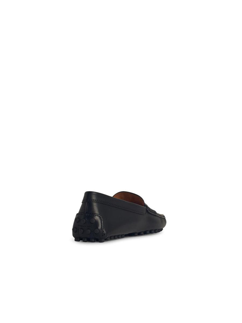 Tod'S Black Leather Loafers
