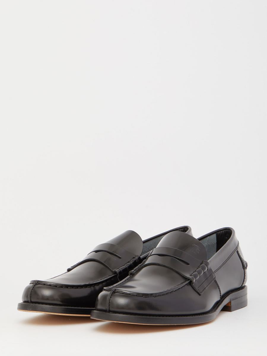 Black Leather Loafers