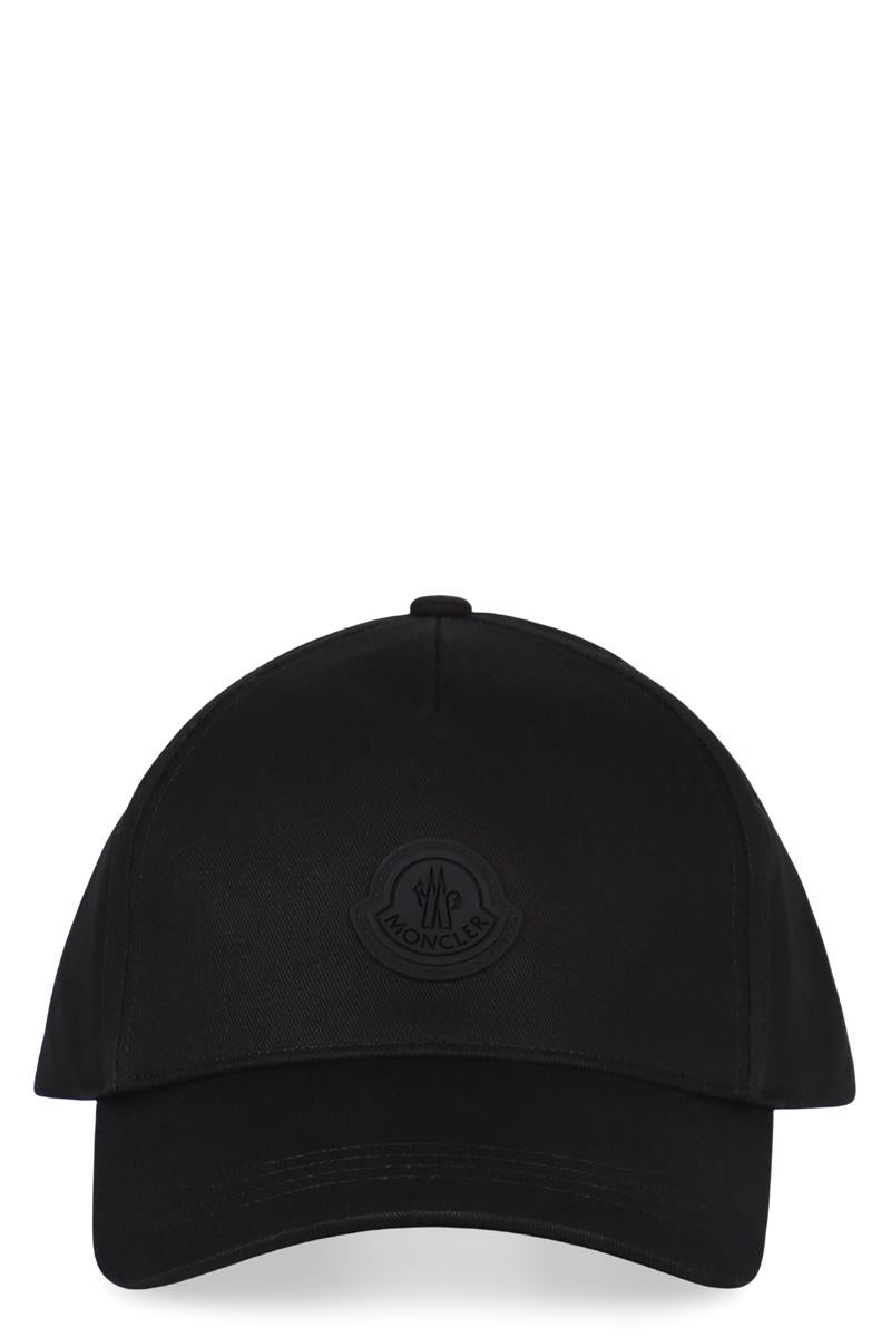 Moncler Baseball Cap In Cotton Gabardine