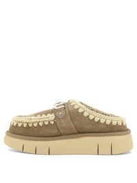 Mou "Bounce Clog Metal Logo" Slippers