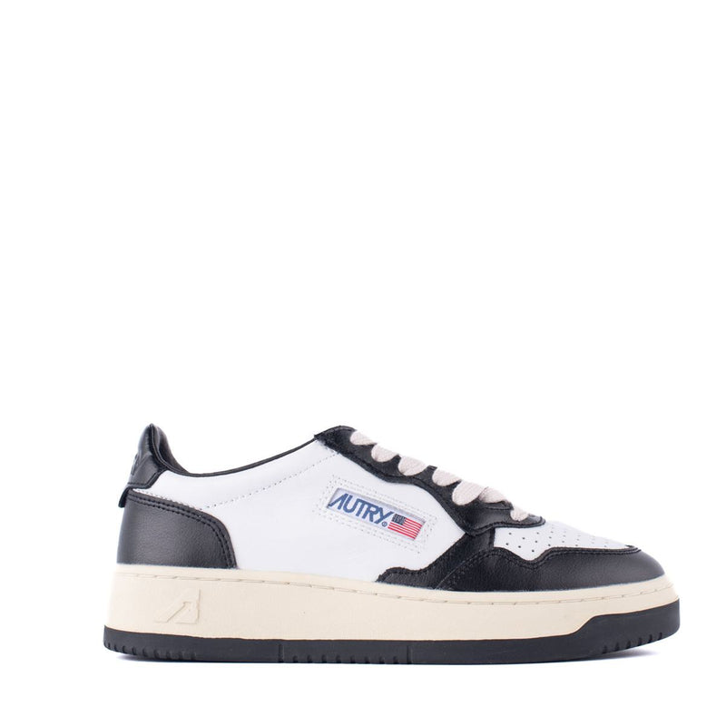 Autry Black And White Leather Sneakers