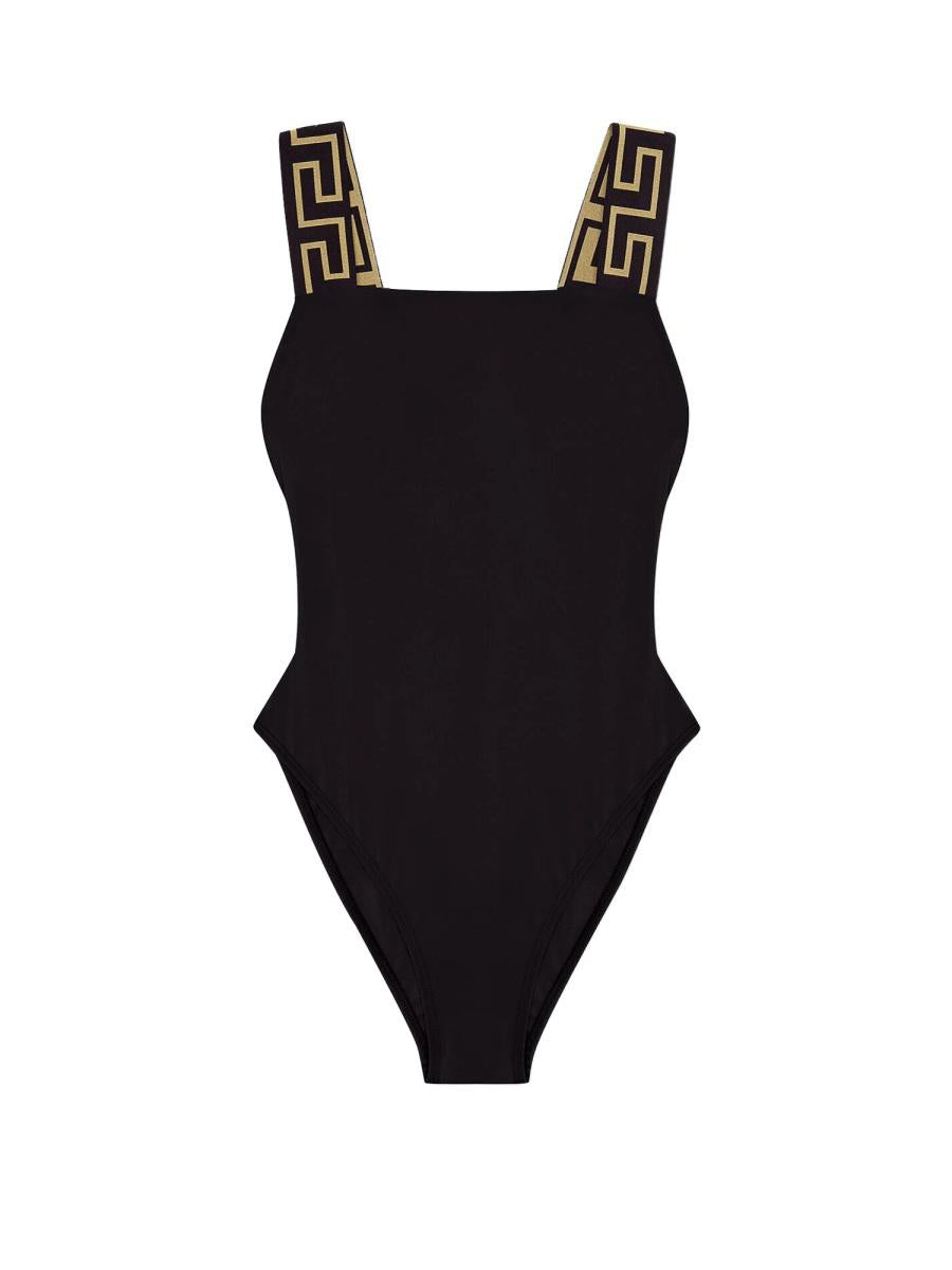 Versace One Piece Swimsuit With Greek Border