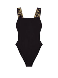 Versace One Piece Swimsuit With Greek Border