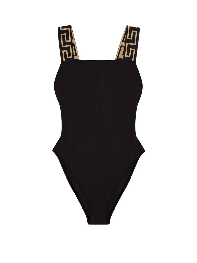 Versace One Piece Swimsuit With Greek Border