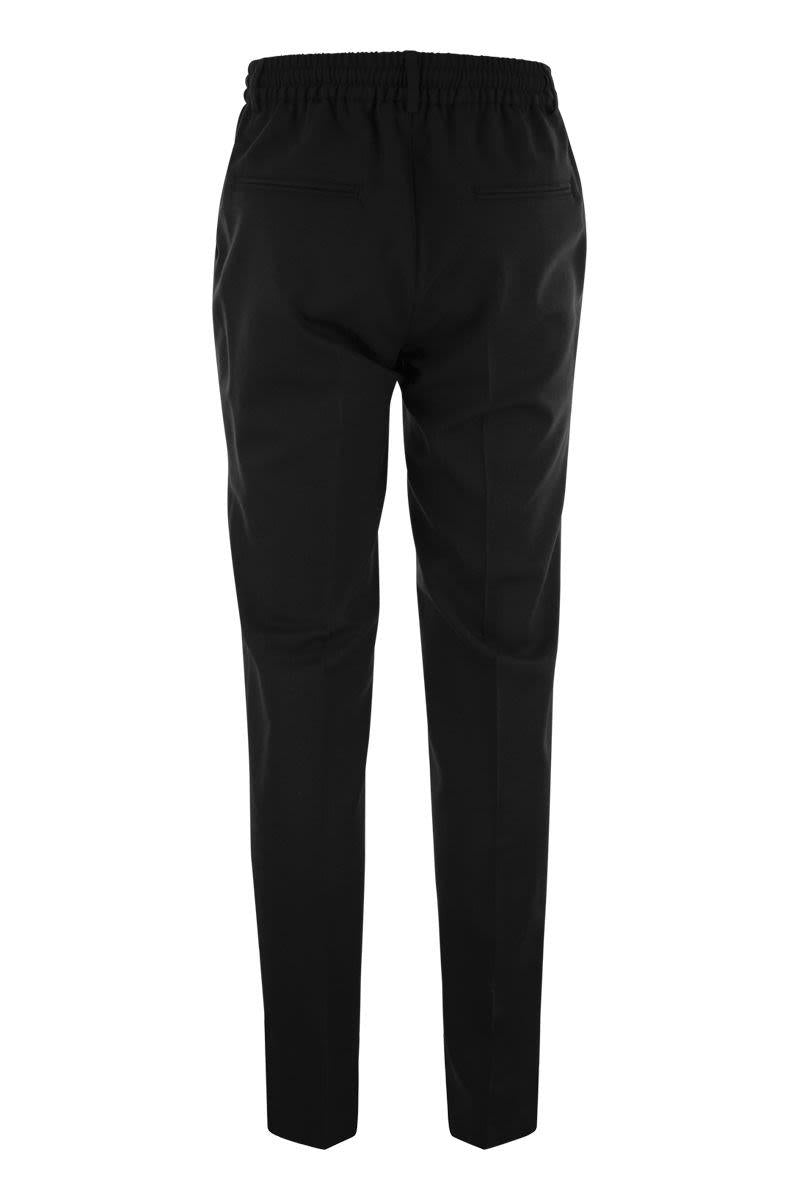 Peserico Wool-Blend Flannel Trousers