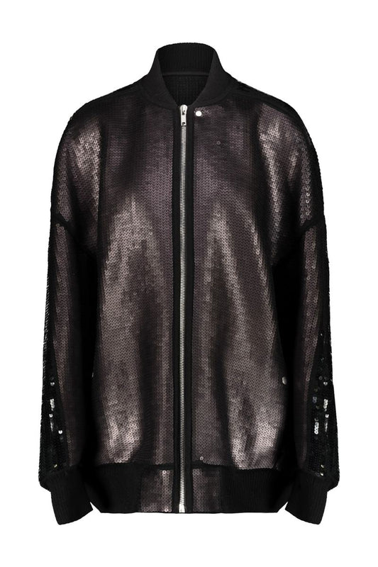 Rick Owens Jumbo Peter Fly Embroidered Bomber Jacket Clothing