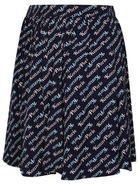 'Verdy By Kenzo' Blue Viscose Miniskirt