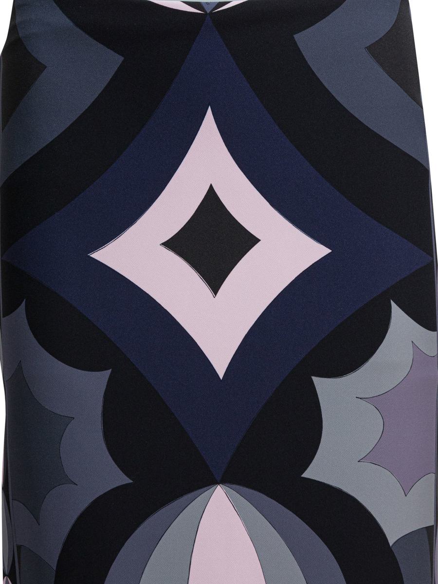 Pucci Silk Skirt With "Collane" Print