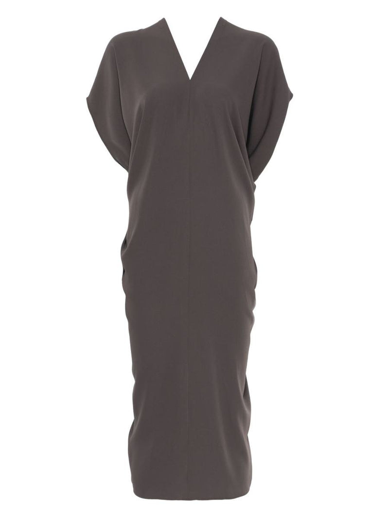 MM6 Maison Margiela Draped Detailing Midi Dress