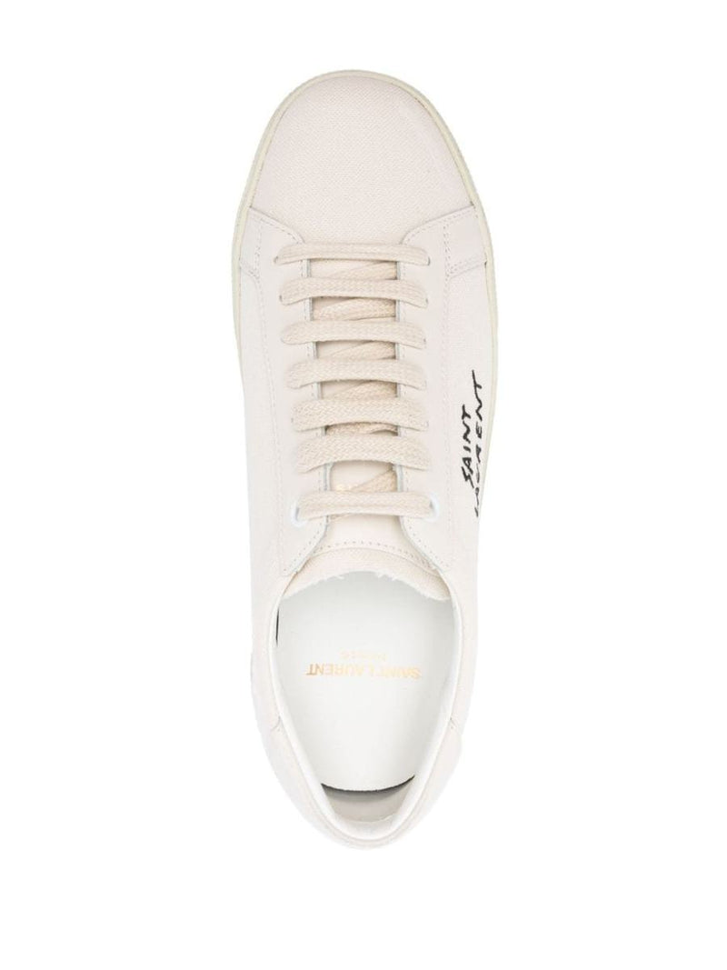 Saint Laurent Court Sl/06 Sneakers With Embroidered Logo Shoes