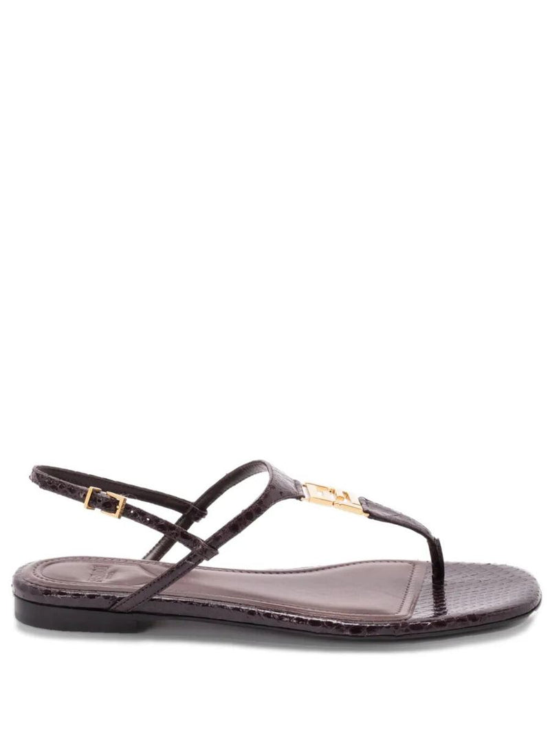 Fendi Ffold Ayers Flip-Flops Shoes