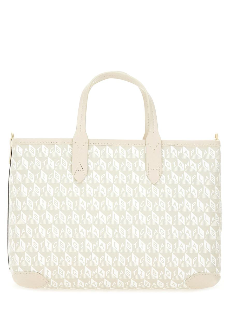 Anya Hindmarch Xs Tote Bag With "I Am A Plastic Bag" Pattern