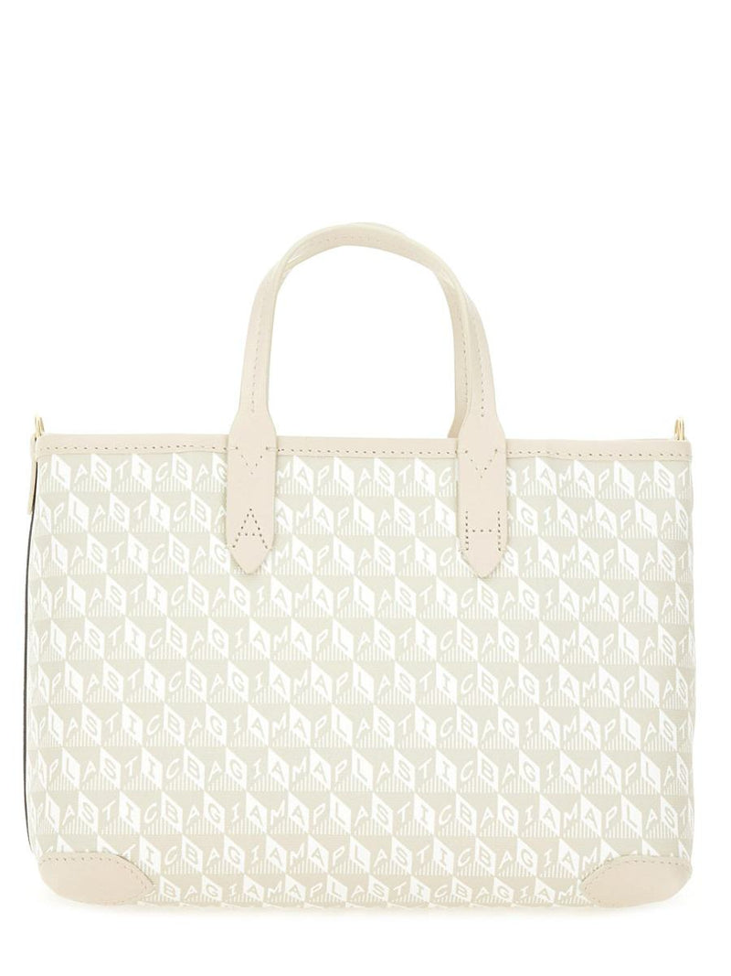 Anya Hindmarch Xs Tote Bag With "I Am A Plastic Bag" Pattern