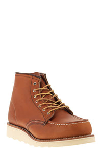 Red Wing Shoes Classic Moc - Leather Lace-Up Boot