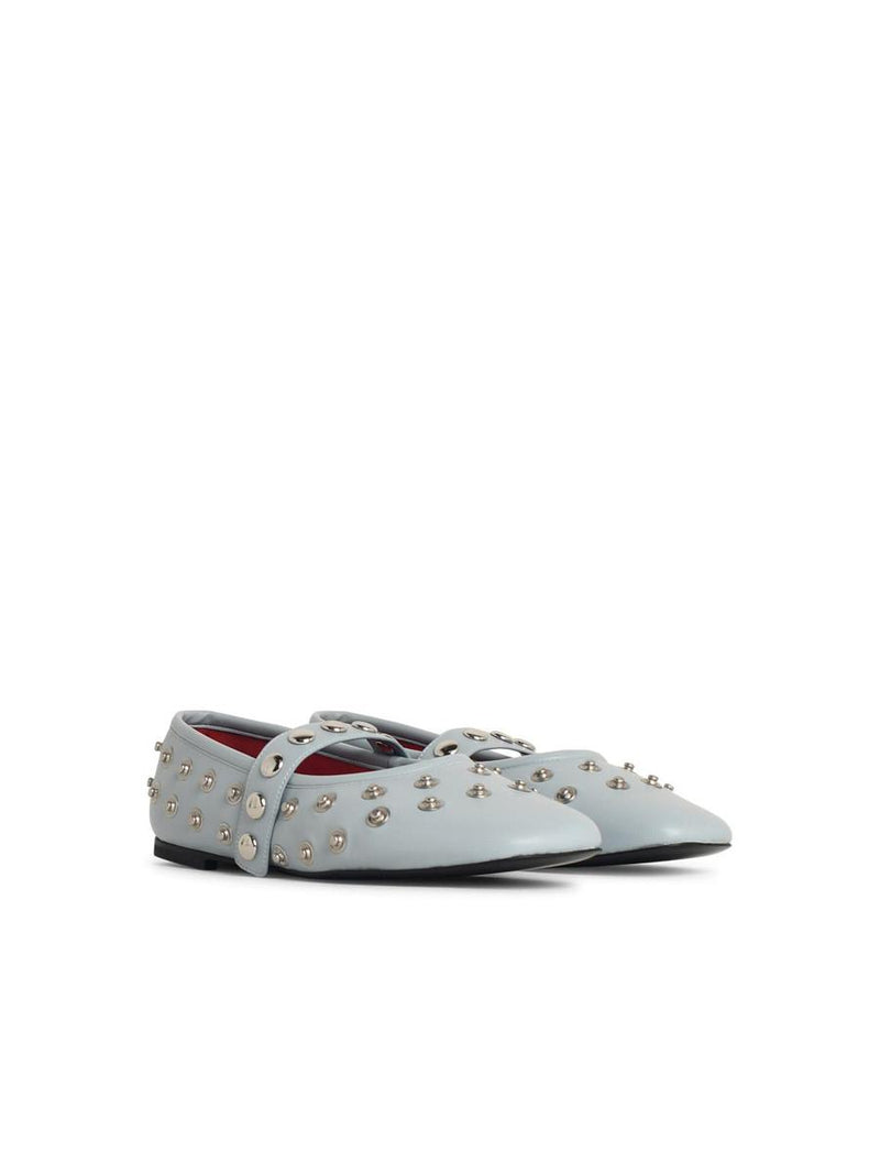 Stella McCartney Ballerina 'Ryder' In Eco Alter Mat Azzurra