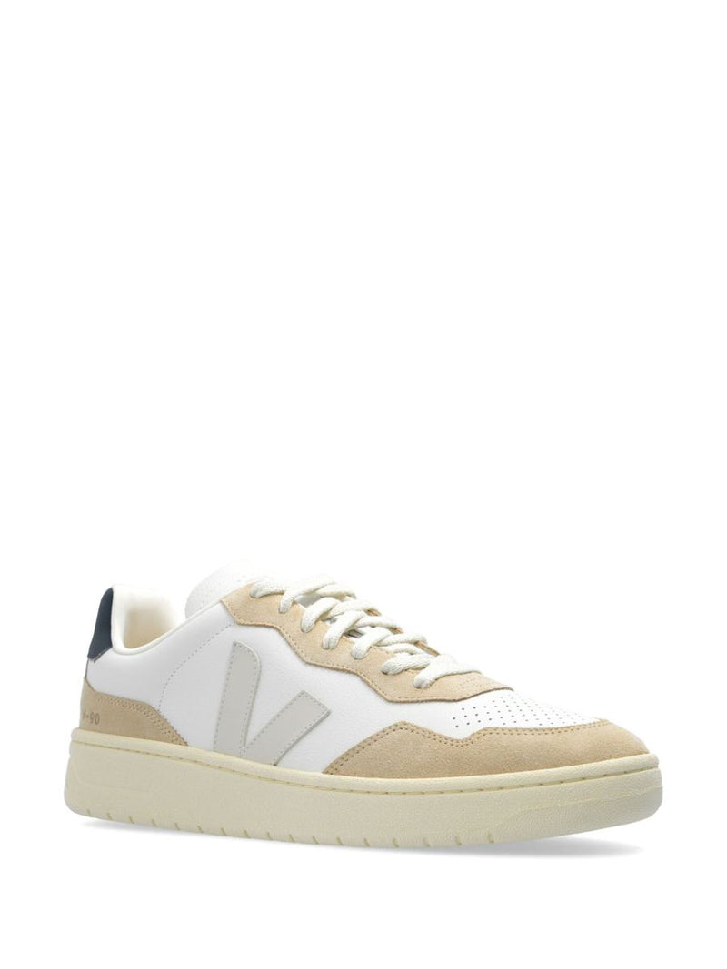 Veja V-90 Leather Sneakers