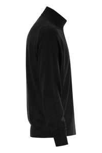 Fedeli Favonio - Superfine Wool Half-Zip Sweater