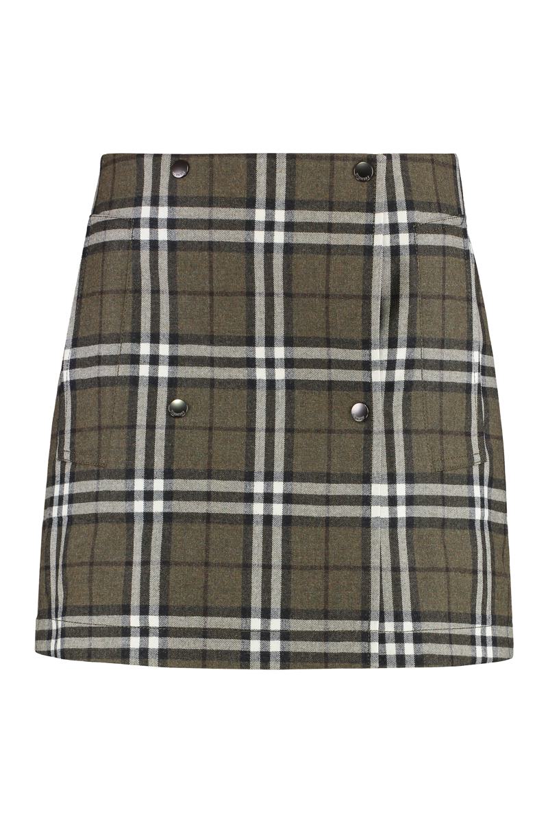 Burberry Wool Mini Skirt