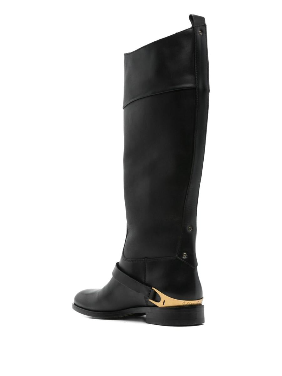 Golden Goose Charlie Leather Knee-High Boots