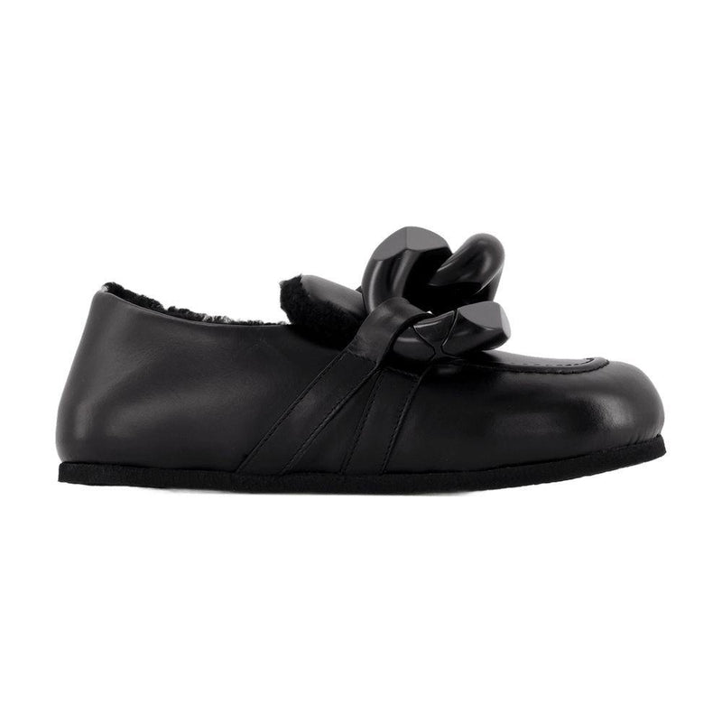 JW Anderson Chain Loafers Close Back