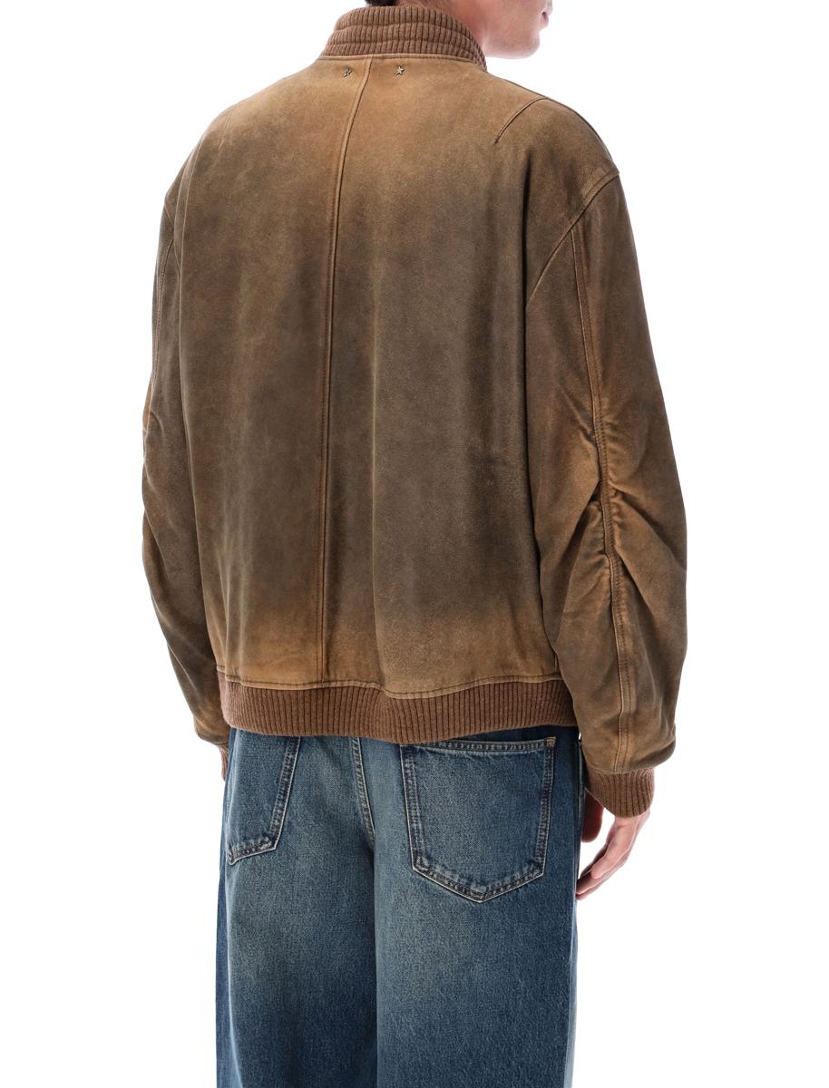 Golden Goose Unisex Brown Bomber Jacket