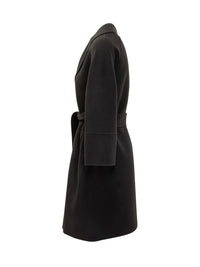 'S Max Mara Max Mara Studio Black Wool Coat